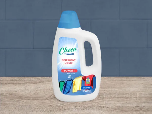 Front View Mockup of a Liquid Detergent Bottle 1