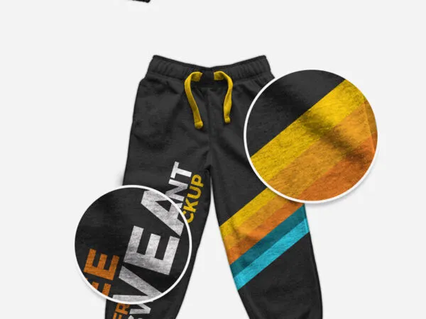 Front View Sweatpants Mockup 1