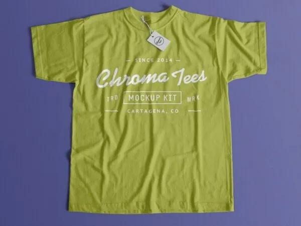 Front View T Shirt Mockup 1