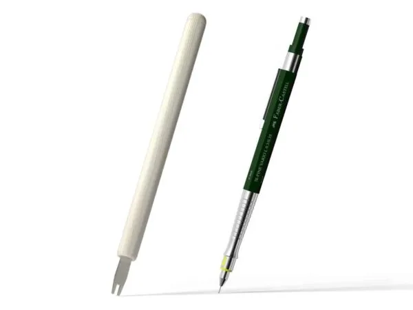 Front View of 2 Floating Lettering Pens Mockup 1