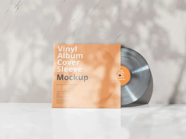 Front View of Animated Vinyl Cover Mockup 1