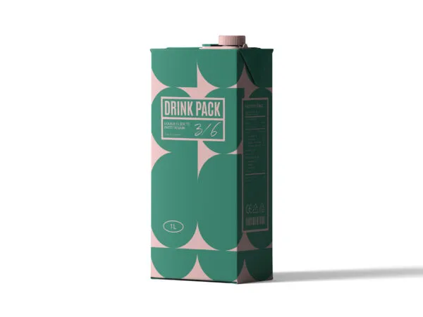 Front View of Drink Pack Mockup 1