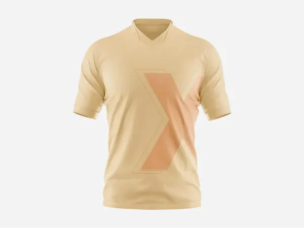 Front View of Loose Fit T shirt Mockup 1