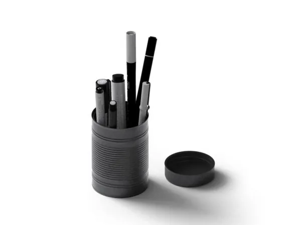 Front View of Marker Stand Mockup 1