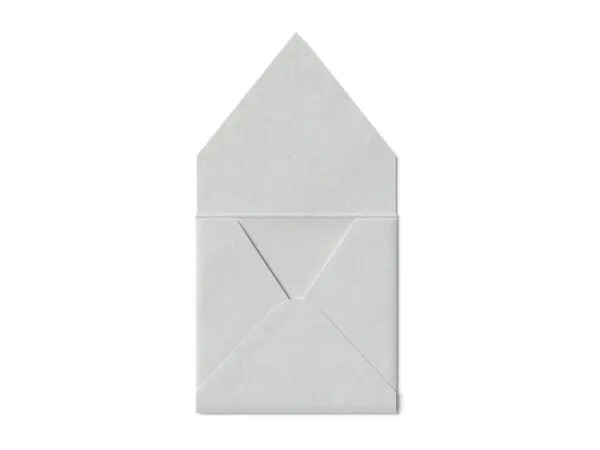 Front View of Open Envelope Mockup 1