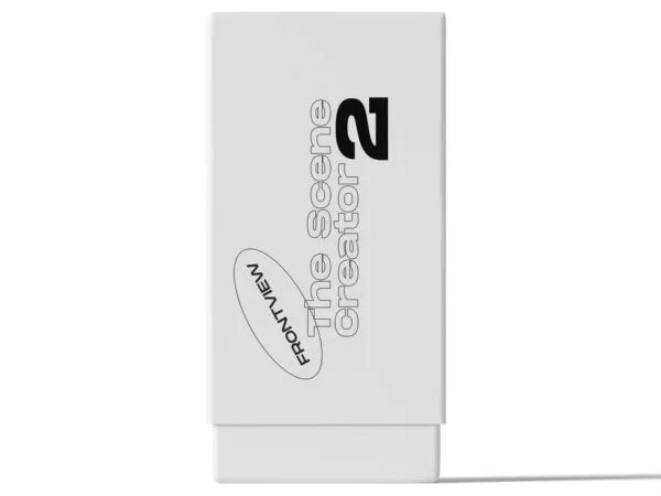 Front View of Vertical Package Mockup 1