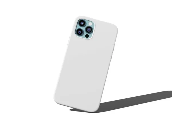 Front View of a Floating iPhone 12 Pro Case Mockup 1