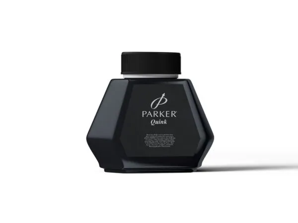 Front View of a Mini Ink Bottle Mockup 1