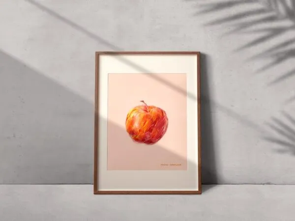 Front View of a Minimal Photo Frame Mockup 1