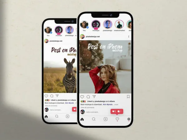 Front View of an iPhone 12 Mockup 1