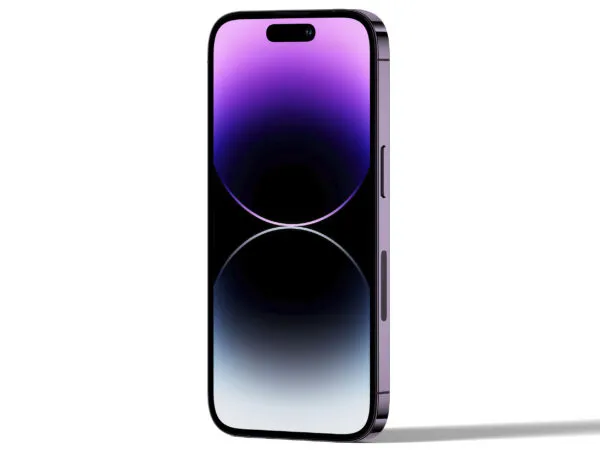 Front View of iPhone 14 Pro Mockup 1