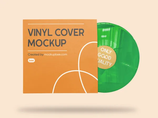 Front Vision of Vinyl Cover Mockup 1