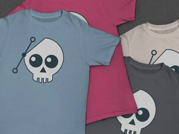 Front and Back Lifelike T Shirt Mockup 1