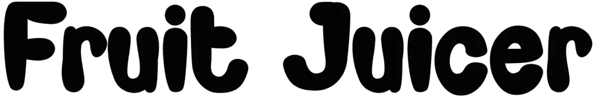 Fruit Juicer Font 1