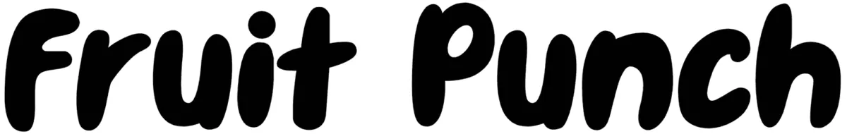 Fruit Punch Font 1
