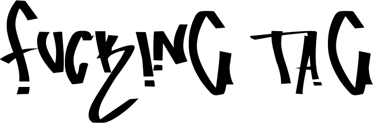 Fucking Tag Font 1