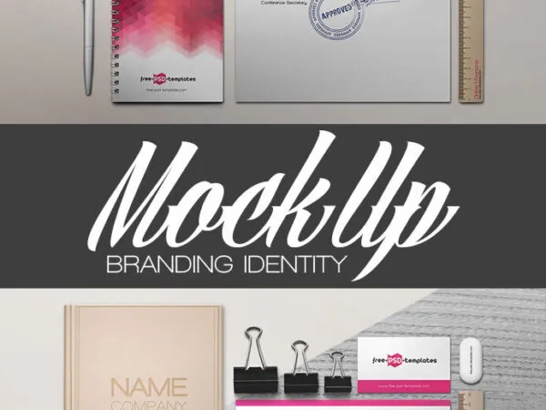 Full Pack of Stationary Branding Items Mockup 1