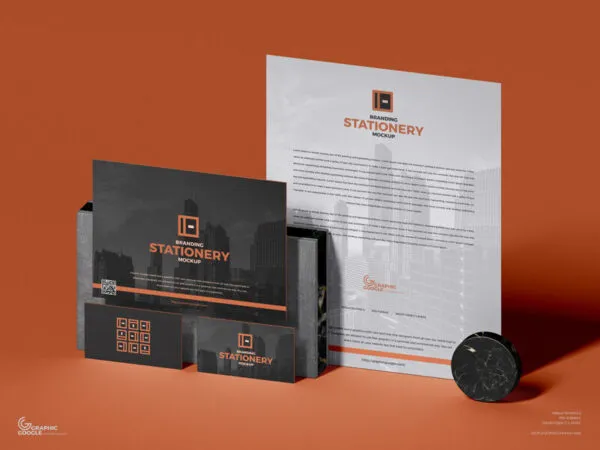 Full Pack of a Modern Branding Stationery Mockup 1