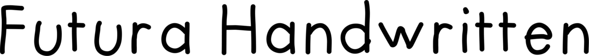 Futura Handwritten Font 1