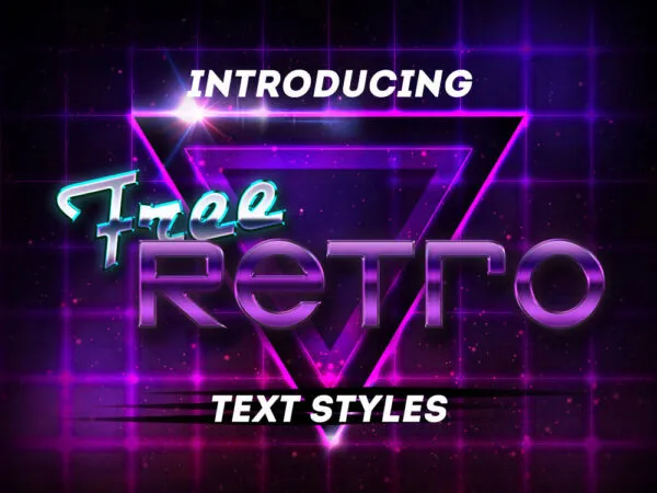 Futuristic Retro Text Styles 1