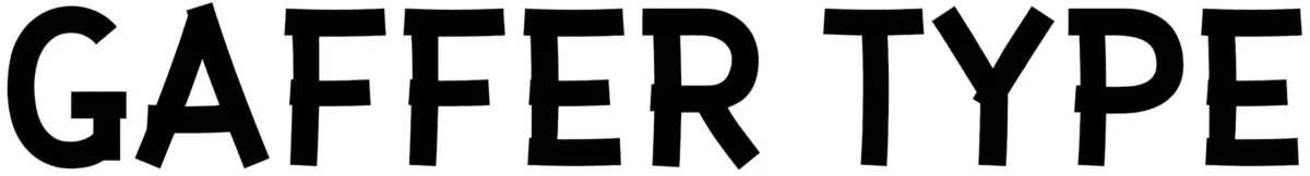 Gaffer Type Font 1