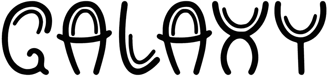 Galaxy Font 1