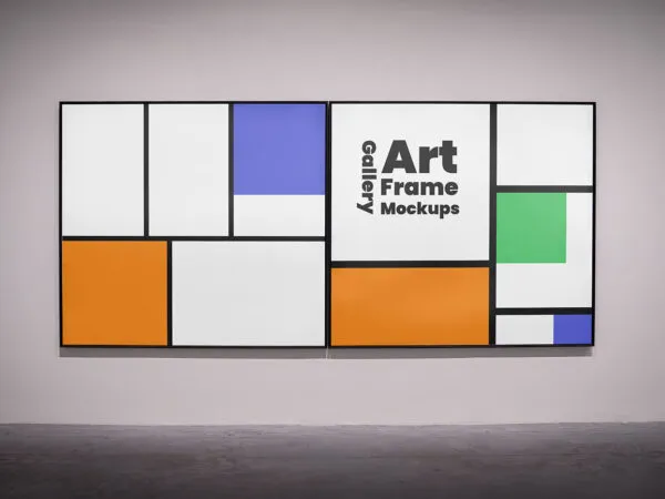 Gallery Frame Front View Mockups 1