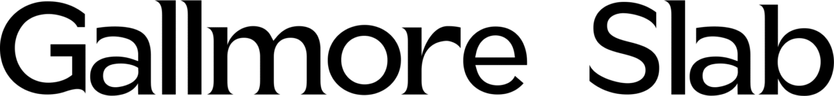 Gallmore Slab Font 1
