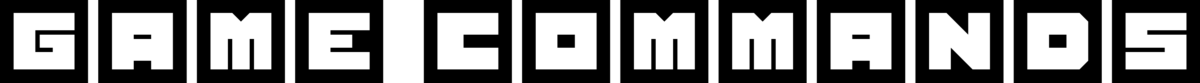 Game Commands Font 1