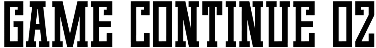 Game Continue 02 Font 1