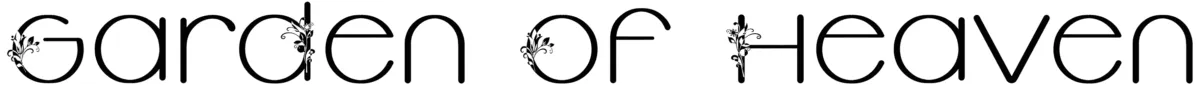 Garden Of Heaven Font 1