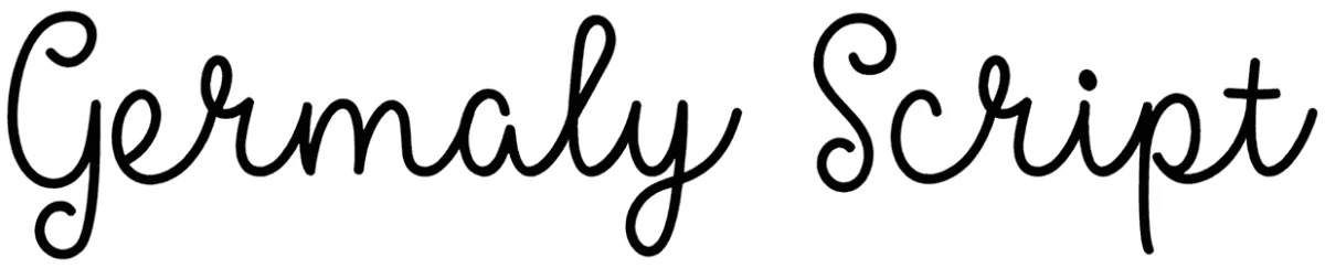 Germaly Script Font 1