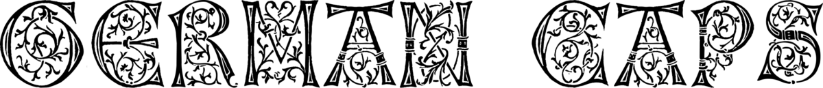 German Caps Font 1