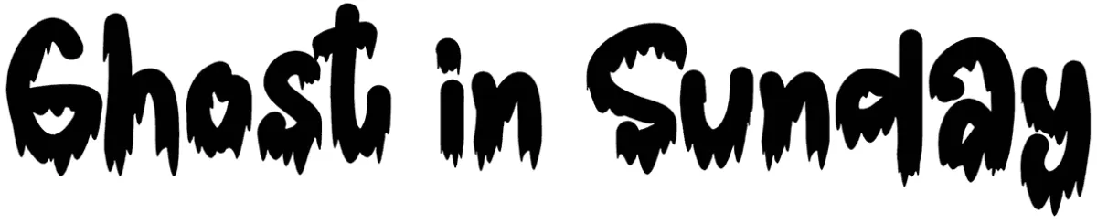 Ghost in Sunday Font 1