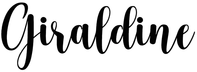 Giraldine Font 1