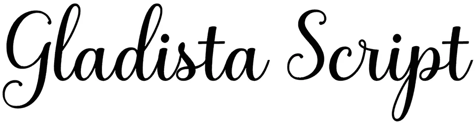 Gladista Script Font 1