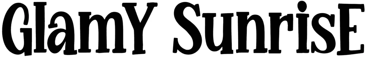 Glamy Sunrise Font 1