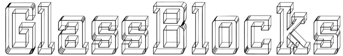 GlassBlocks Font 1