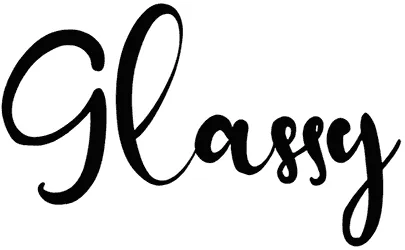 Glassy Font 1