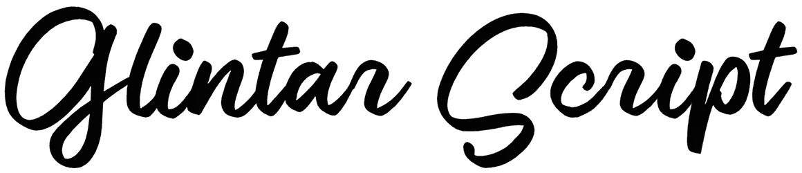 Glintar Script Font 1