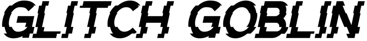 Glitch Goblin Font 1