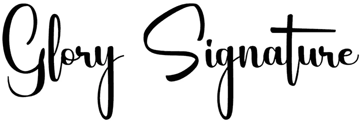 Glory Signature Font 1