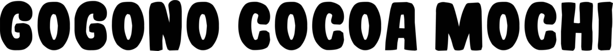 Gogono Cocoa Mochi Font 1
