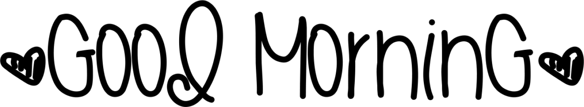 Good Morning Font 1