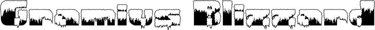 Gramius ‘Blizzard Font 1