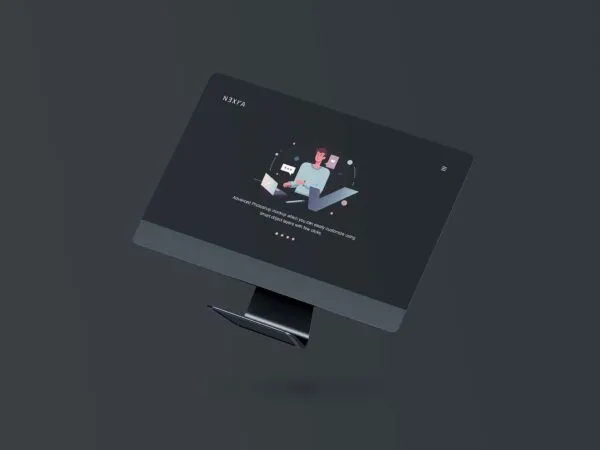 Gravity iMac Computer Screen Mockup 1 1