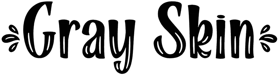 Gray Skin Font 1