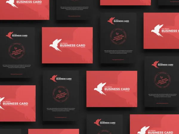 Grid Brand Business Card Mockup 1