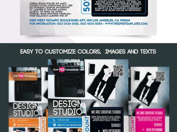 Grid Corporate Studio Flyer Template 1