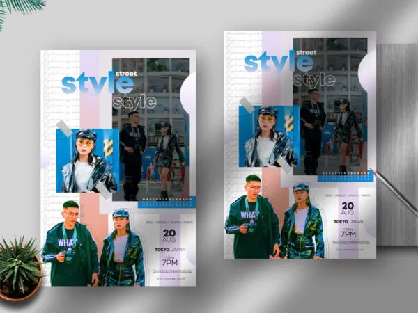 Grid Fashion Flyer Template 1